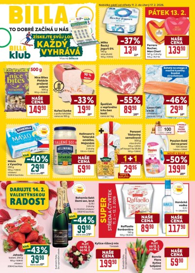 Aktuální leták BILLA