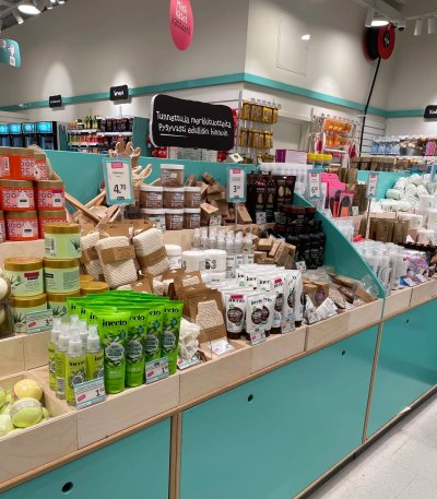 Interiér drogerie Normal