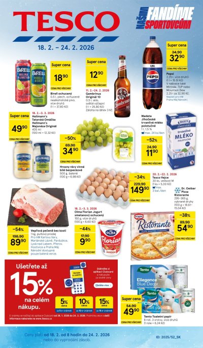 Aktuální leták Tesco