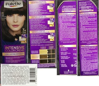 Balení barvy Pantene