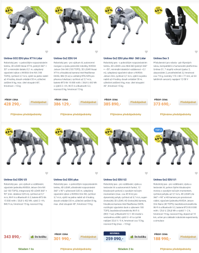 Animální robot na e-shopu Alzy