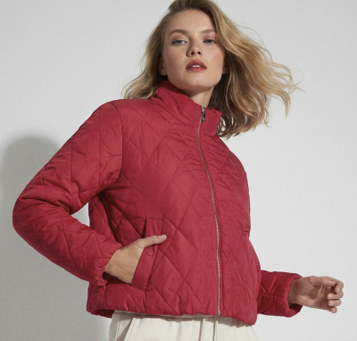 Modelka v jarní bundě