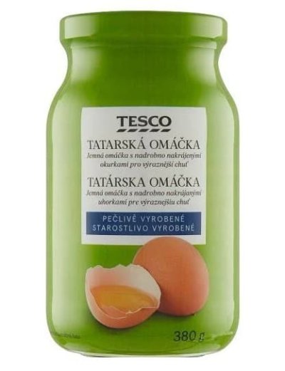 Tatarská omáčka v produktovém balení