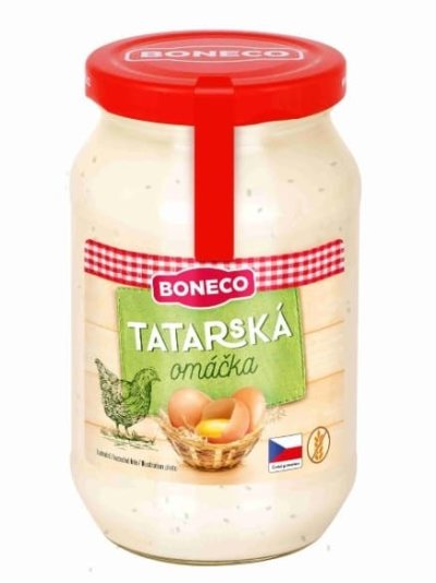 Tatarská omáčka v produktovém balení