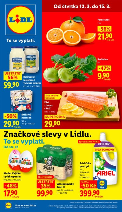 Aktuální leták Lidl