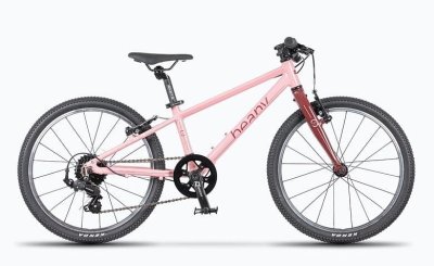 Růžové dětské kolo