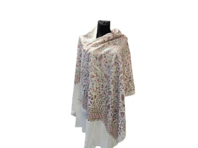 Vzorovaná kašmírová šála