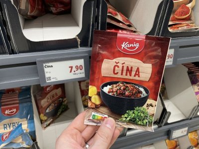 Koření čína v supermarketu