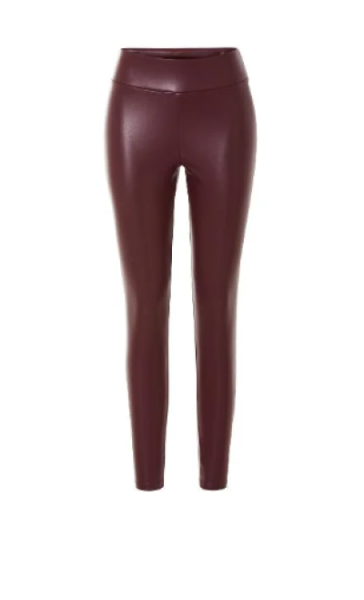 Dámské vínové legíny