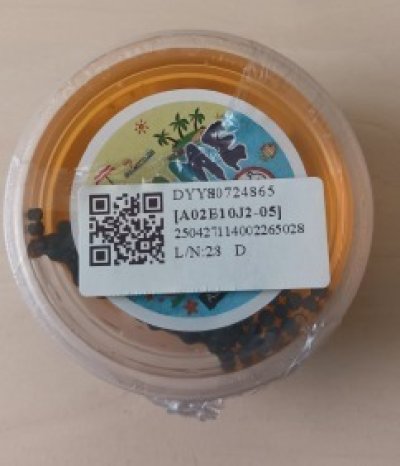 Zábavný sliz v produktovém obalu