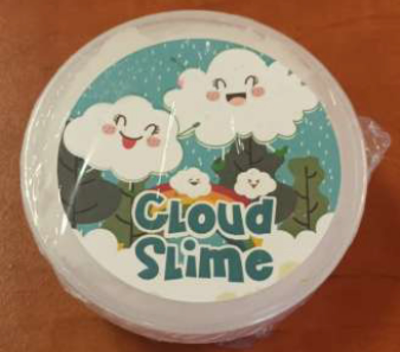 Zábavný sliz v produktovém obalu