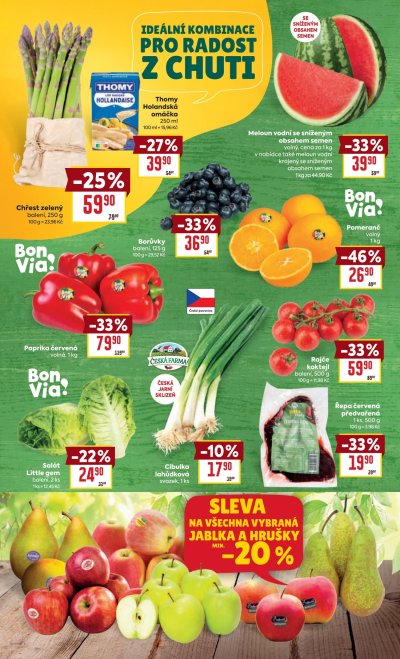 Leták supermarketu Billa