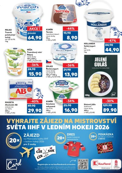 Leták supermarketu Kaufland