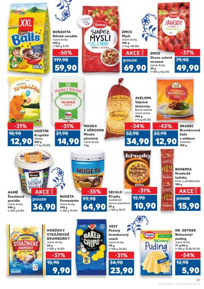 Leták supermarketu Kaufland