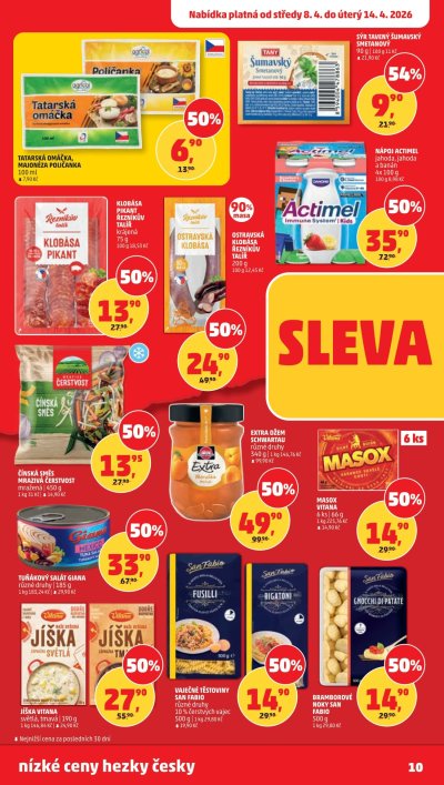 Leták supermarketu Penny