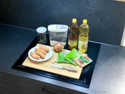 Suroviny na přípravu utopenců