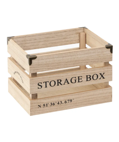 Dřevěný lamelový box