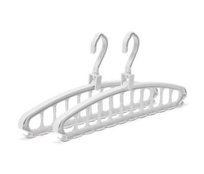 Bílá multifunkční ramínka