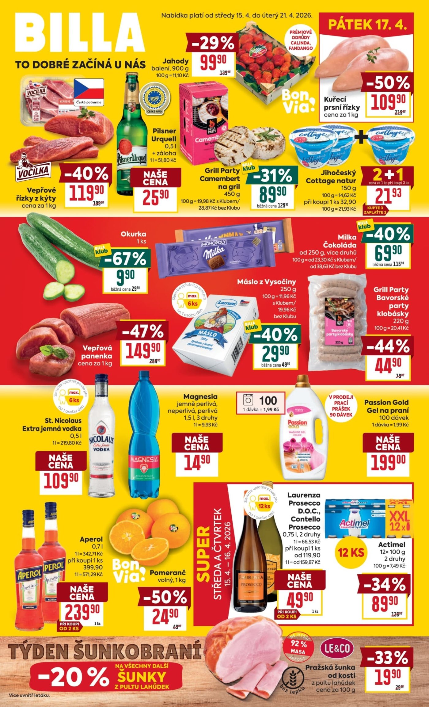Aktuální leták BILLA