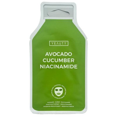 Plátýnková pleťová maska v produktovém obalu