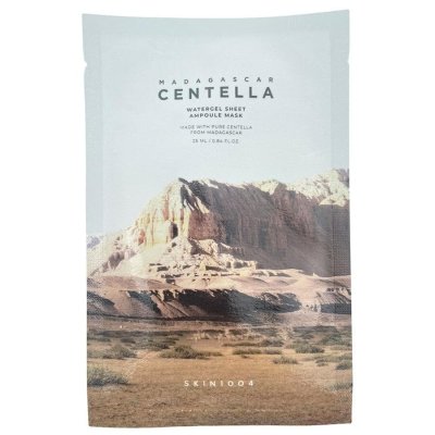 Pleťová maska v produktovém obalu