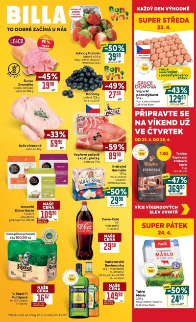 Aktuální leták Billa