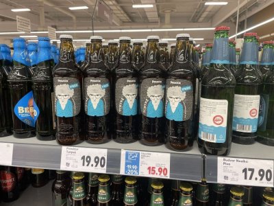Nealko piva v supermarketu