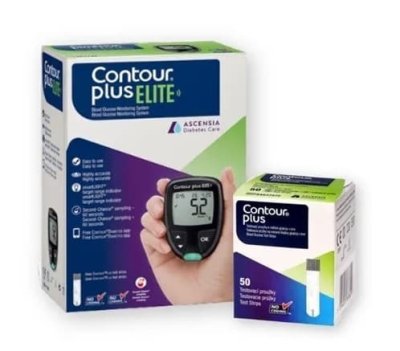 Glukometr v produktovém obalu