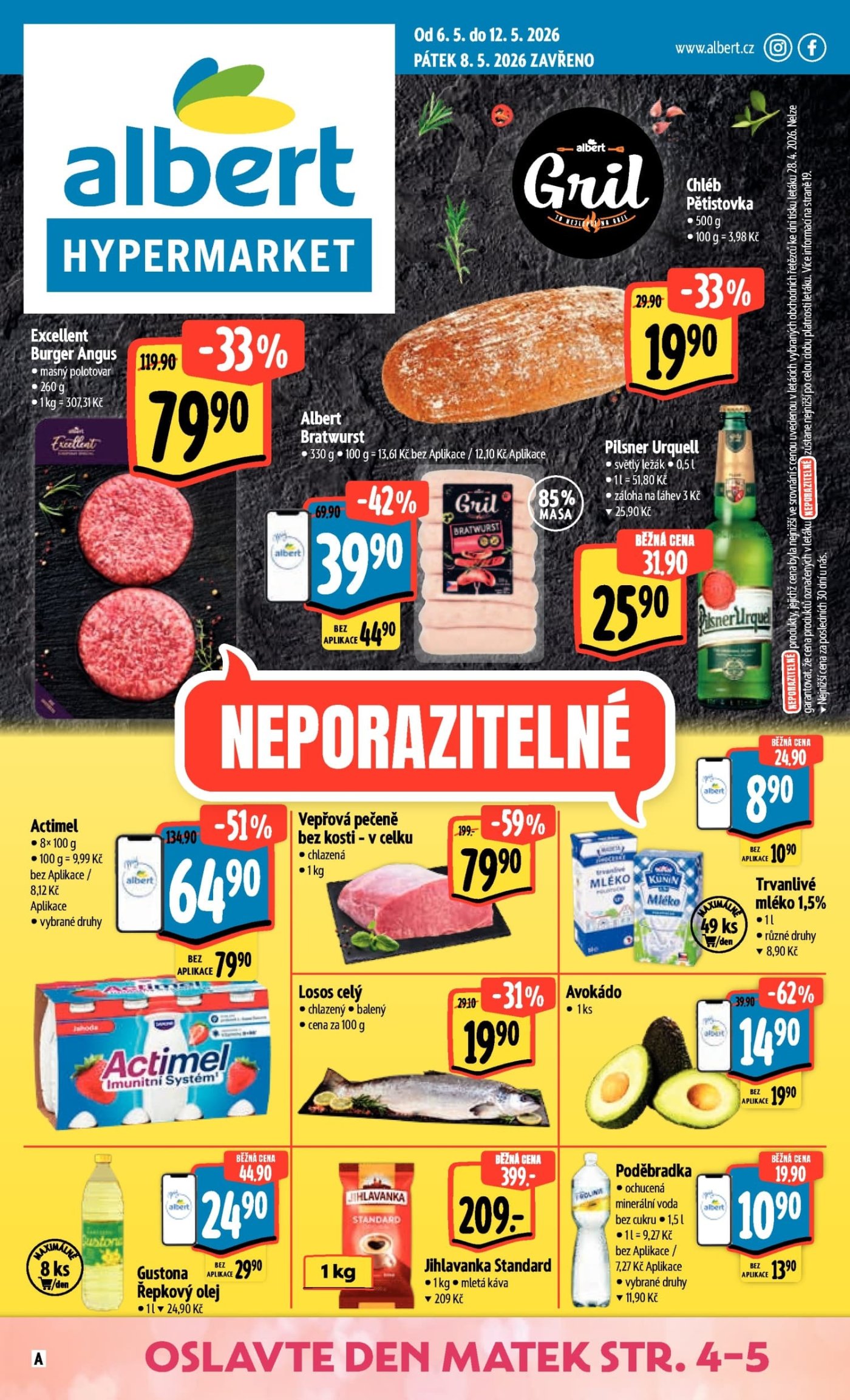 Leták řetězce Albert