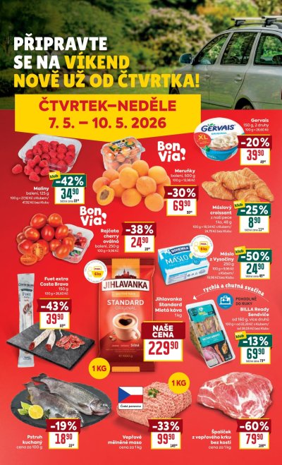 Leták řetězce BILLA