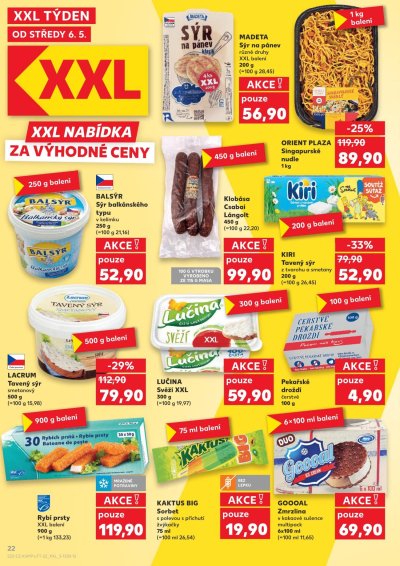 Leták řetězce Kaufland