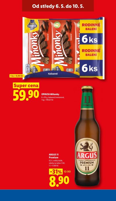 Leták řetězce Lidl