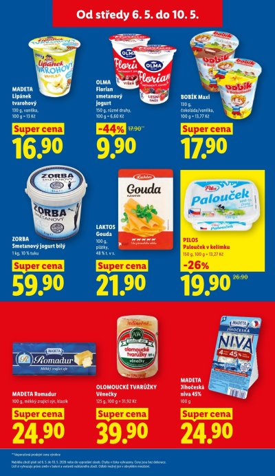 Leták řetězce Lidl