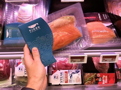 Balená ryba v supermarketu