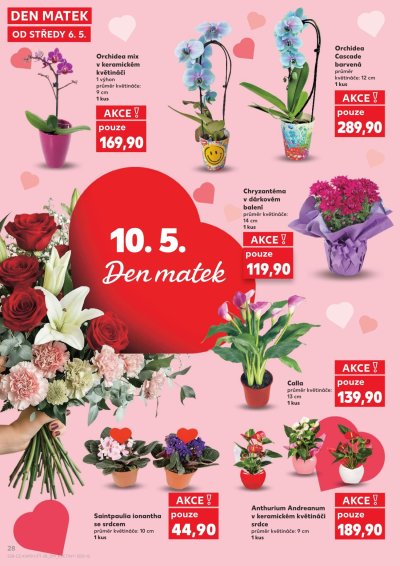 Nabídka ke Dni matek Kaufland