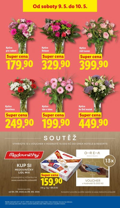 Nabídka ke Dni matek Lidl