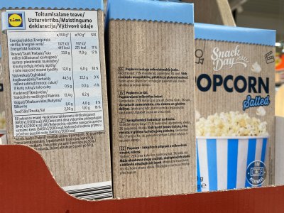 Balení popcornu
