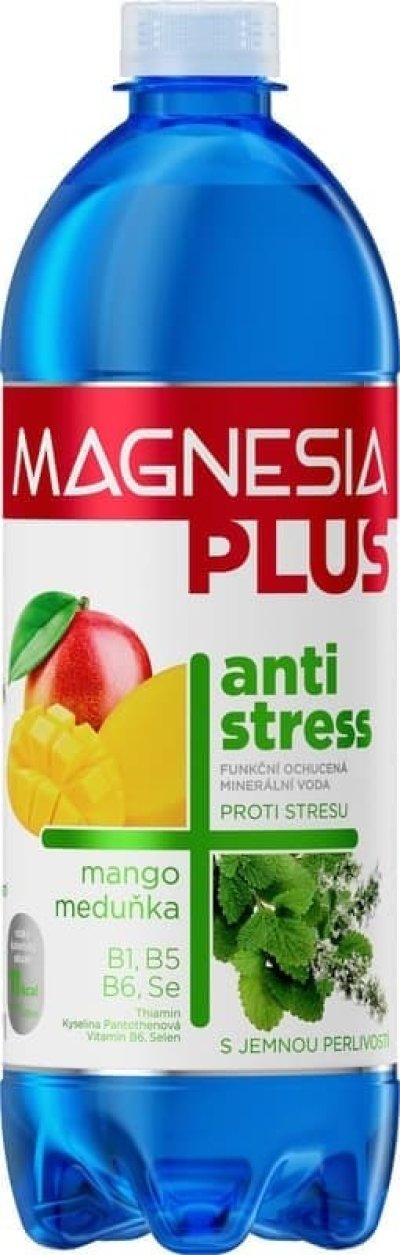 Funkční ochucená minerální voda Magnesia Plus Antistress
