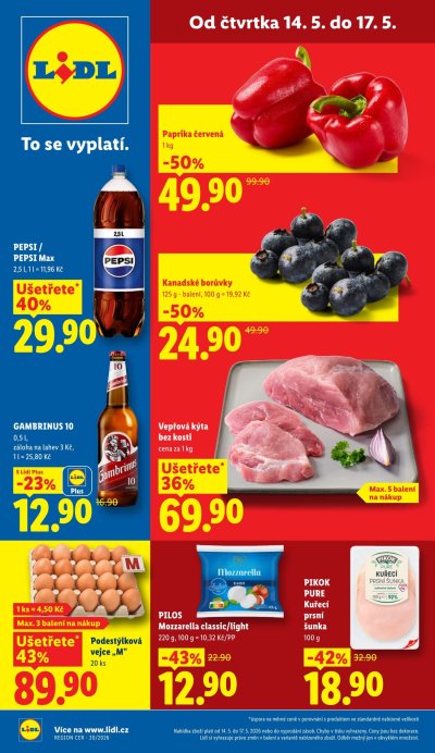 Aktuální leták Lidl