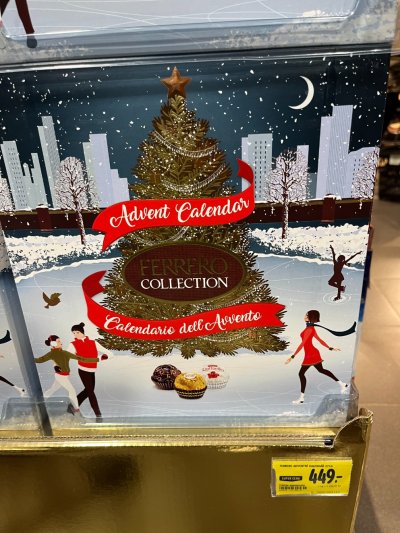 Adventní kalendář Ferrero Collection