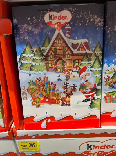 Adventní kalendář Kinder