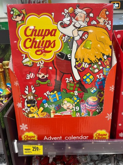 Adventní kalendář Chupa Chups