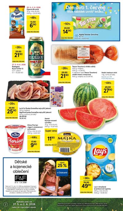 Aktuální leták TESCO