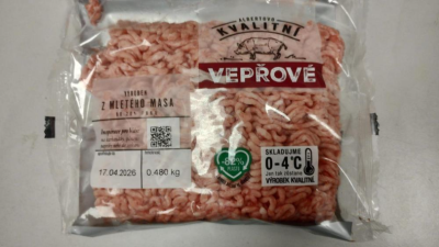 Vepřové maso je kontaminované salmonelou
