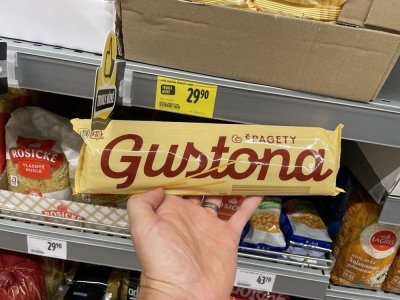 Špagety v supermarketu