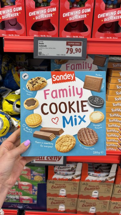 Mix sušenek Sondey Family nakoupíte v Lidlu