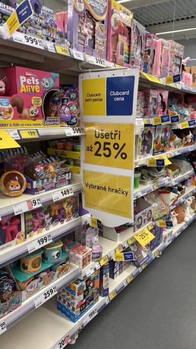 Do Tesca zamiřte na slevu 25 % s Clubcard na vybrané hračky