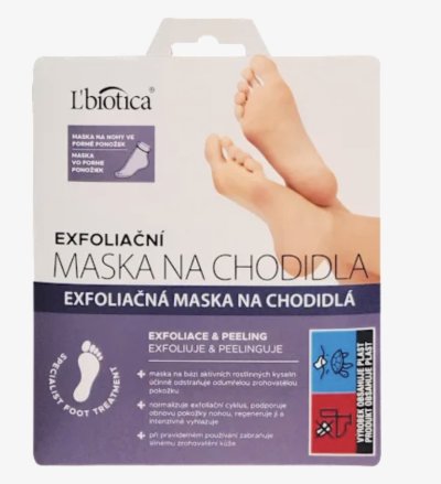 Exfoliační maska na nohy