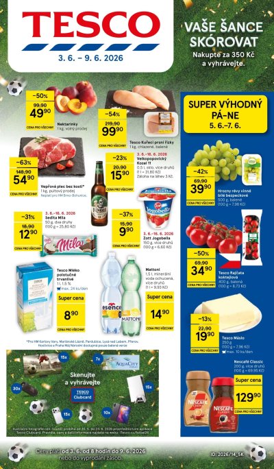 Aktuální leták Tesco