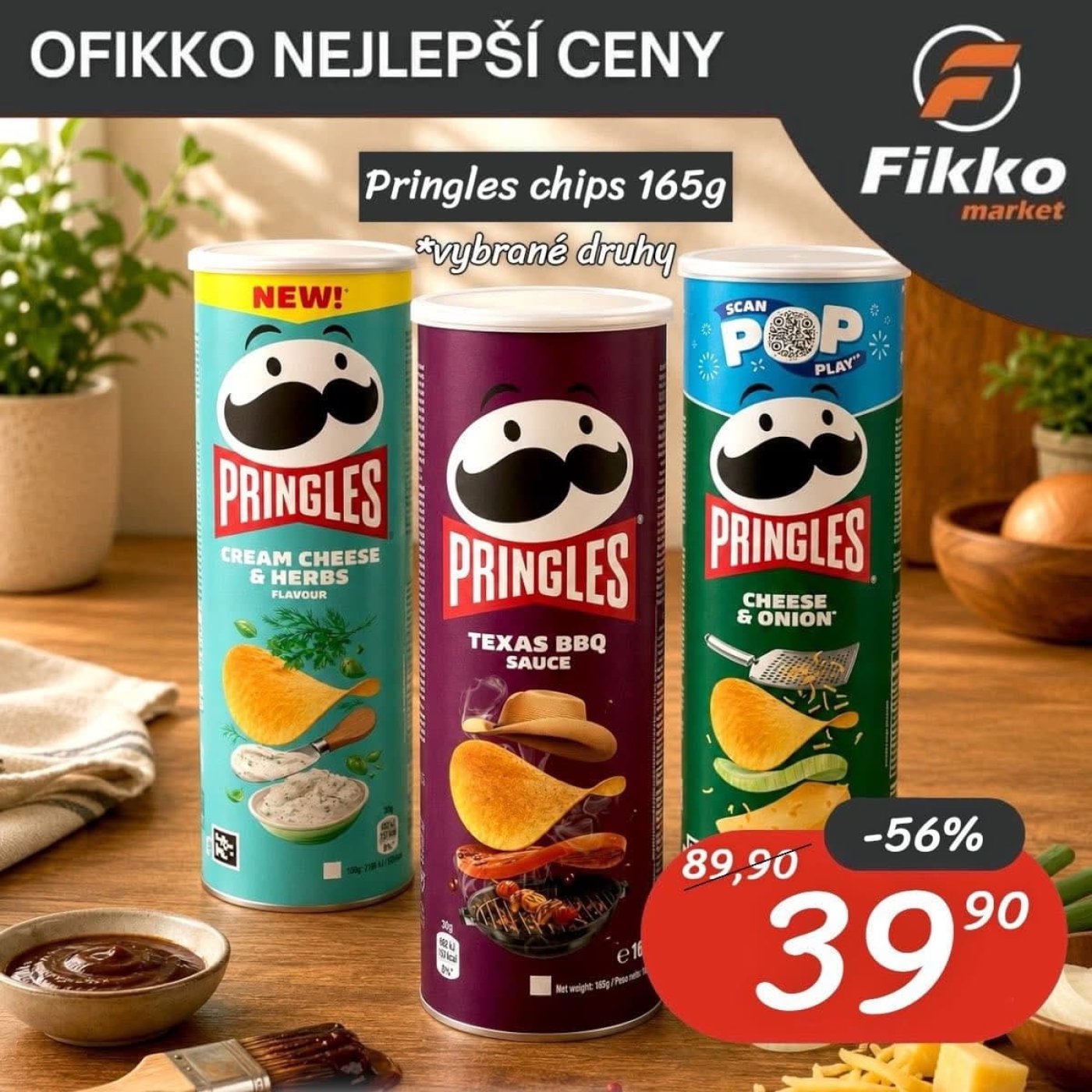 Pringles v akčním letáku